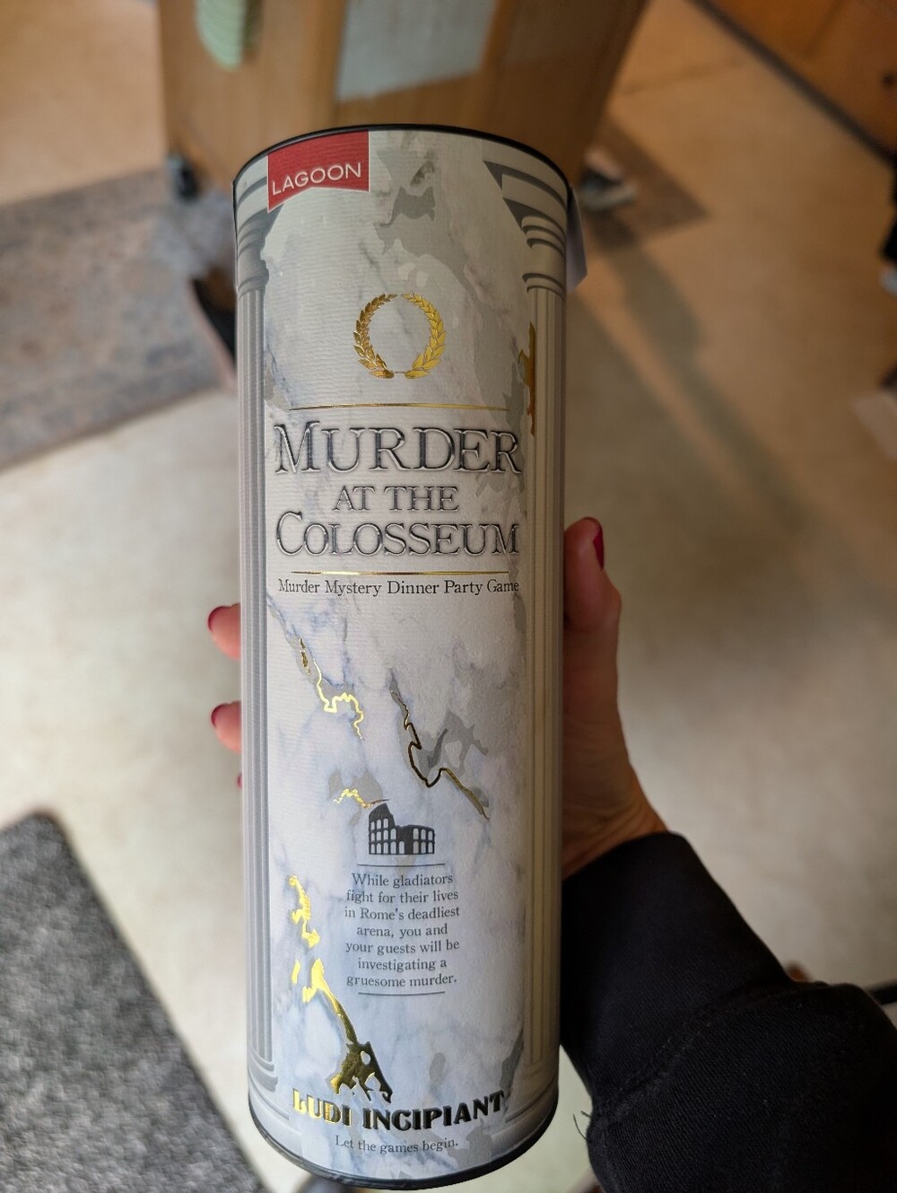 Murder at the Colosseum Mystery Dinner Party Game